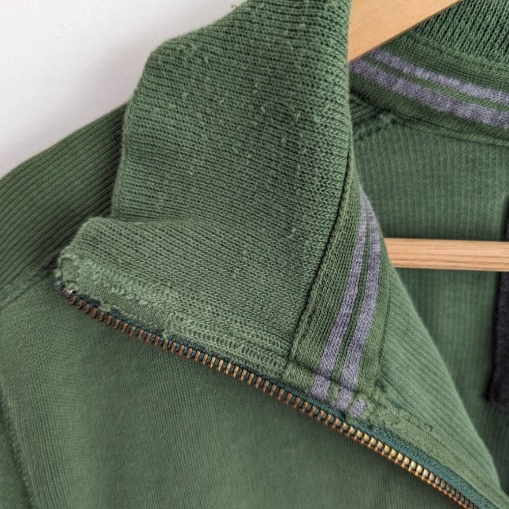 MARTIN + OSA Red Zip Neck Long Sleeve Sweatshirt - Picture 6 of 13